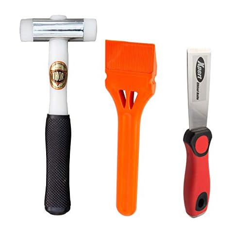 JCP Window Glazing Tool Kit Bundle with Thor 710 Nylon Hammer, JCP Glazing Paddle and Xpert Chisel (3 Items) Cover