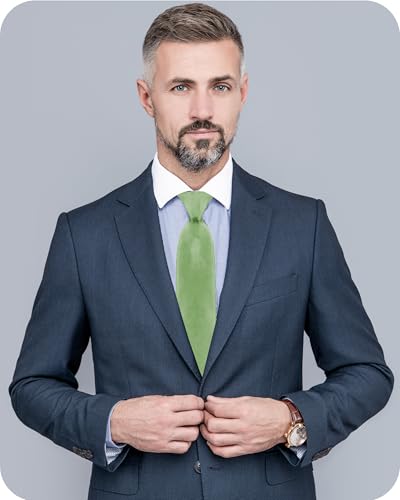 Image of boxed-gifts Clip on Ties for Men - Premium Black Solid Color Clip on Tie