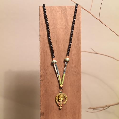 Image of AAKRITI ART CREATIONS Handcrafted Tribal & Ethnic Necklace Collection | Royal, Empress & Nomadic-Inspired Artisan Jewelry | Moonstone, Henna, Floral & Carnival Designs for Women