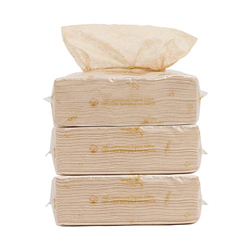 Nature Colored Cotton Dry Baby Wipe For Sensitive Skin - Cashmere Feel, 300 Wipes, Wet and Dry Dual Use for Baby and Adult Skin Care and Daily Use