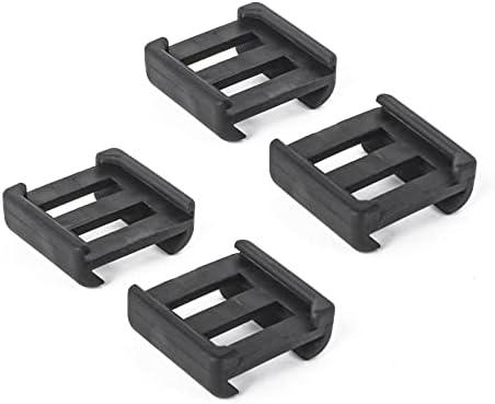 rdzzwxw Remote Pressure Switch Mount Retaining Clips, Pressure Switch Slot Control Base Pad Panel for Streamlight ProTac Tactical Flashlight Scout Light & PEQ Laser Sights (4PCS)