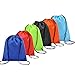 6 Pack Zaino Borse Da Viaggio Borsa Morbida Coolzon® Sacca da Ginnastica di Nylon Sacchetto Portatile Pieghevole a Spalla Per Palestra Drawstring Bag Gymsack