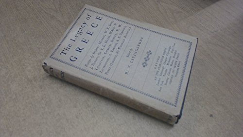 THE LEGACY OF GREECE Essays by Gilbert Murray, ... B002XNH44C Book Cover