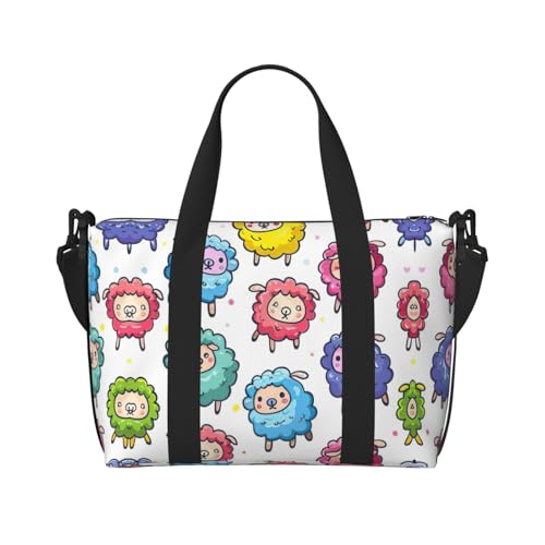 Sac de voyage polyvalent imprimé dessin animé pour weekend