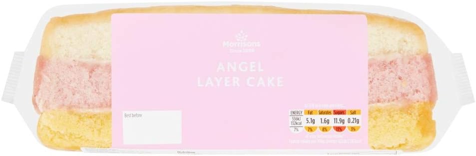 Morrisons Angel Layer Cake, Vanilla, Celebration Cake