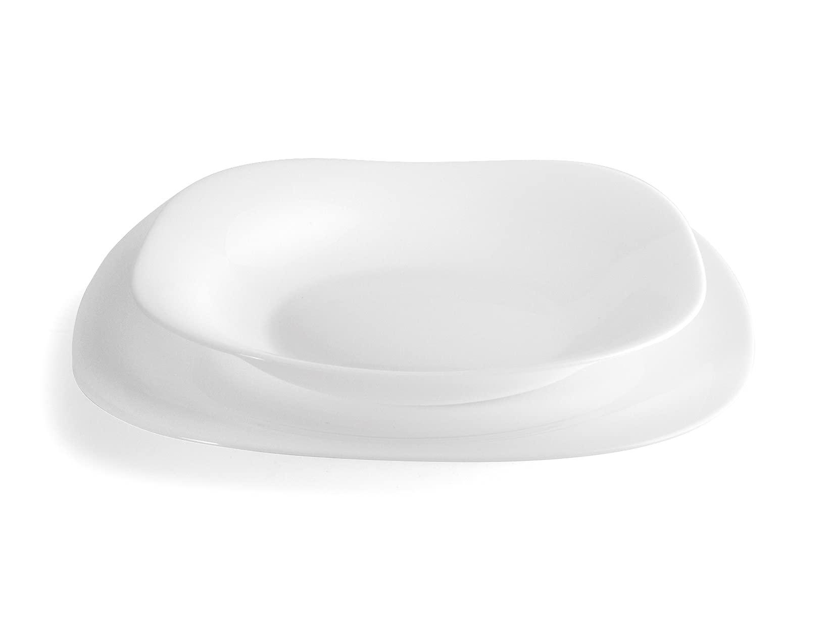BORMIOLI ROCCO Servizio Tavola 12 Pezzi, Parma, Vetro Opale, 27 cm