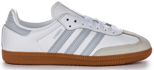 adidas Samba Og Womens Shoe White Halo Blue Gum (6 Men/7 Women)2