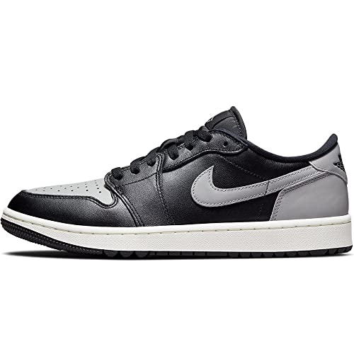 Jordan Nike Air 1 Low - Zapatos de golf para hombre, Negro -, 44 EU