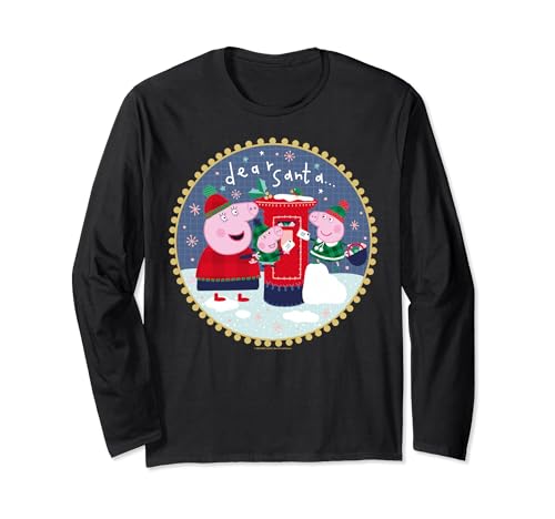 T-shirt Peppa Pig manches longues pour l'ouverture des cadeaux de Noël