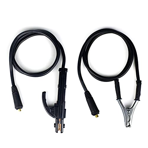 Cocoarm Abrazadera de Tierra para Soldadura por Abrazadera de Soldadura ABS de Cobre 300A Aislado de 1,5 M Agarre Antideslizante para Máquina de ARC ZX7 MMA de Barra y Uso GMAW