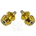 Swingarm Stand Spools - 10mm - Gold - Kawasaki ZX6R ZX6 636, ZX9R ZX9, ZX10R ZX10, ZX12R ZX12, ZX14R ZX14, ZZR 1200, 600, 900, Ninja