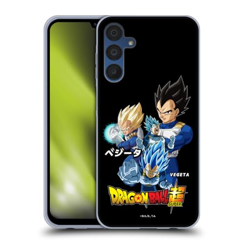Head Case Designs Officially Licensed Dragon Ball Super Vegeta Universe Survival Characters Gel Case [Military Grade Protection] Compatible with Samsung Galaxy A15 and Compatible with MagSafe