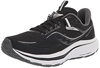 Saucony Women's Omni 21 Running Shoe, Black/White, US 8