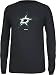 NHL Dallas Stars Men's Jersey Crest Long Sleeve Tee, Large, Black