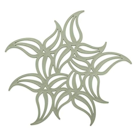 Salvamanteles Koziol Flame de plástico verde Cover