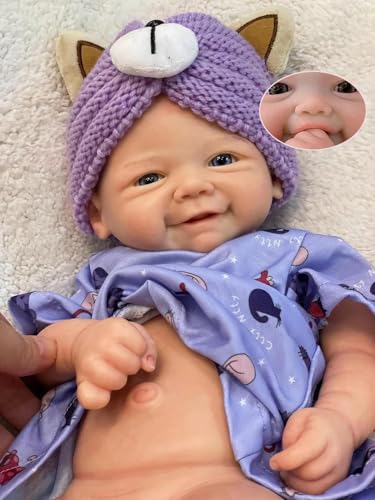 Abenduot 18Inch Solid Silicone Baby Doll