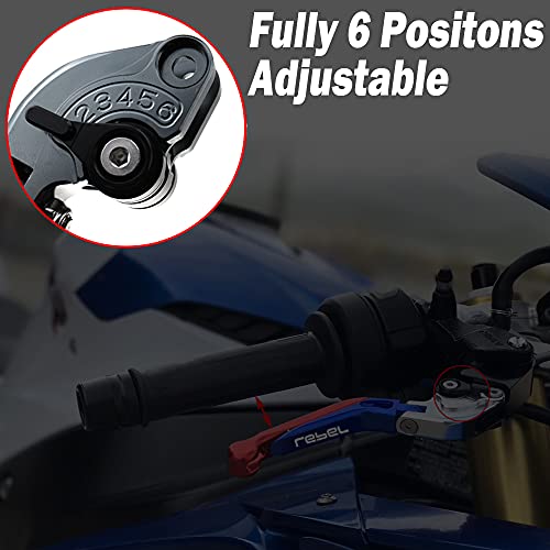 Acessórios de motocicleta CNC ajustáveis e extensíveis alavancas de embreagem de freio para Honda Re