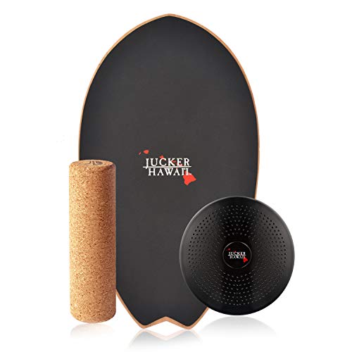 JUCKER HAWAII Homerider Surf Neo - Tabla de equilibrio (incluye rollo de corcho y cojín de equilibrio)