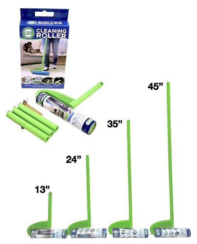 Rodillo de pelusa Leo MegaClean de 10 pulgadas con mango extensible para limpieza del hogar 3