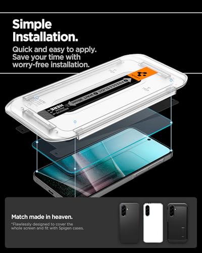 Image of Spigen EZ Fit Tempered Glass Screen Protector Guard For Samsung Galaxy A37 / A36 5G [2 Pack]
