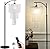 ZECOXOL Arc Floor Lamp for Living Room Modern Floor Lamp with Remote Control,Dimmable Crystal Floor Lamp Black Standing Lamp with 10 Color Temperature Tall Chandelier Floor Lamp for Bedroom Corner