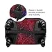 JBYJBX Colorful Galaxy Print Suitcase Cover Luggage Protector Washable Elastic Fashionable Travel Gear Cover
