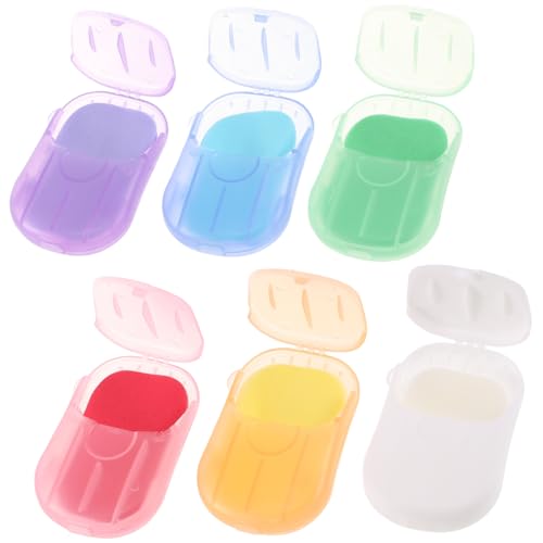 SOPOTUTU 120 Hojas Láminas de Jabón Portátil Unidades con Fragancias Variadas Jabón Papel para Viaje Camping Senderismo y Limpieza de Manos Eficaz y para Tipo de Piel