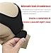 Anti Snoring Chin Strap, Adjustable Breathable Stop Snoring Device, Chin Strap with Jaw Support for Snoring Effective Snoring Reduction Belt Snore Stop Head Strap for Men Women CPAP Users (Black)