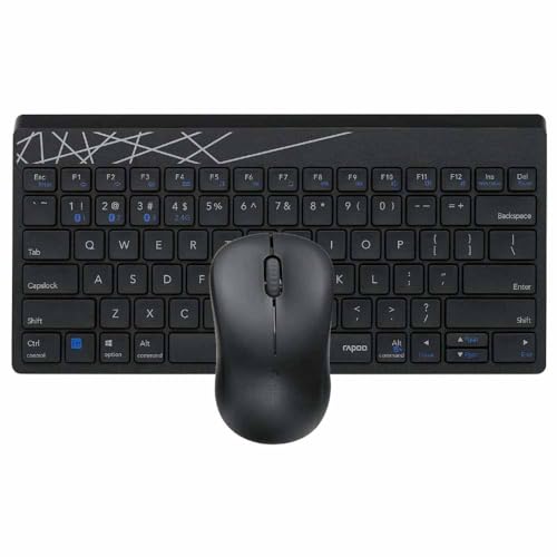 Combo clavier et souris sans fil Rapoo multi-mode Bluetooth et 2.4GHz