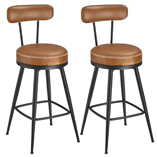 VASAGLE tabouret de bar pivotant, lot de 2, 120 kg