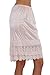 Melody Womens Lace Extender Slip Skirt Half Slip (Large, Blush Pink)