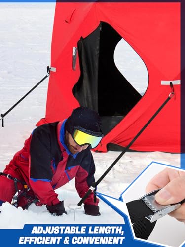Outil universel d'ancrage à glace pour abri de pêche et couture d'insert - 5