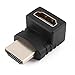 Produktbild Zerone HDMI Stecker auf HDMI Buchse Kabel Adapter Kupplung Extender Konverter Extender 270 Grad Winkel für 1080p HDTV HDMI Adapter  Schwarz