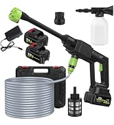 Nettoyeur Haute Pression Sans Fil Avec 2 Batteries - Hydrojet 6-en-1 Pour Voiture, Jardin Et Terrasse
