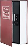 AmazonBasics Book Safe, Combination Lock, Red