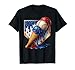 American Distressed Baseball Boys Ice Cream Drip Baseball T-Shirt