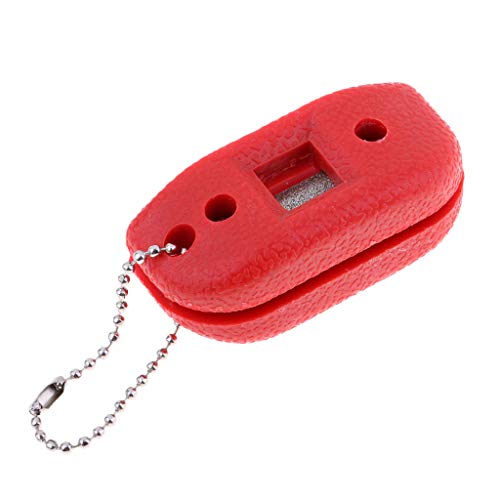 Milageto 2pcs/Set Handheld Sharpener Ice Skate Blade Hockey Sharpening Polish Stone