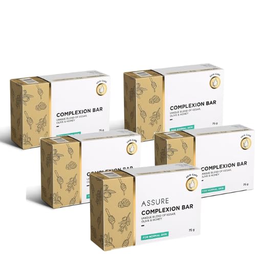 Assure Complexion Bar, Unique Blend of Argan, Olive & Honey, for Normal Skin, 75g, Pack of 5-image-19