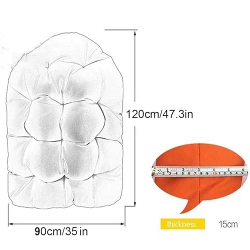 Coussin doux lavable pour fauteuil œuf avec soutien ergonomique
