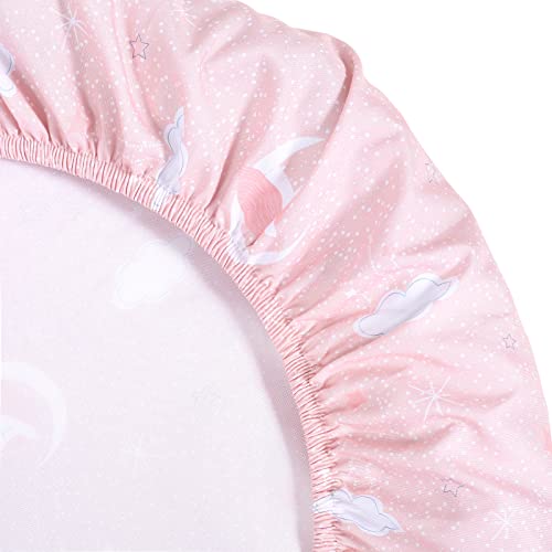 Uomny Toddler Bedding Set - 2 Pieces Toddler Bed Sheet Sets Kids Toddler Fitted Sheet And Pillowcase Set Girls Pink Unicorn Toddler Bedding #TOP3