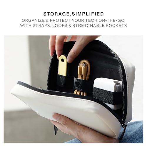 Native Union Stow Organizer – Premium Travel Tech Kit Crafted with Durable Canvas – Keep Essentials Organized with Flexible Storage & Quick-Access Pocket for Cable, Charger, SIM Card & More(Sandstone) by Native Union - Image 6