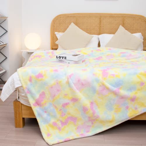 MUGD Soft Blankets Fuzzy Twin Bed Fleece Blanket Kids Warm Throw Blanket for Bed