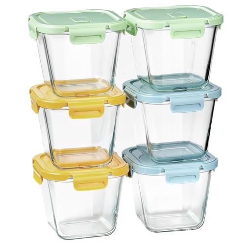 Comparison: Best Soup Storage Container 9 Glass Soup Containers with Lids 32 oz, 4 Cup Glass Storage Containers, Tall Borosilicate Glass Food Storage Containers for Lunch, Ice Cream, Travel and Deli, Soup Freezer Safe Containers with Lids