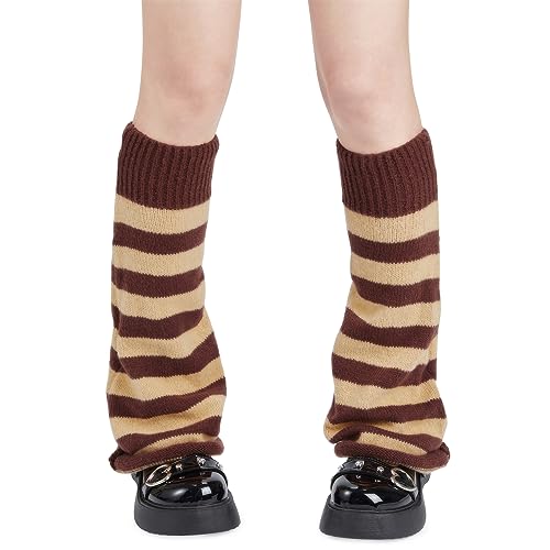 Image of Komorebi Leg Warmers Y2K Kawaii Leg Warmers for Girl Women Cute Knitted Socks Y2K Harajuku Goth Accessories