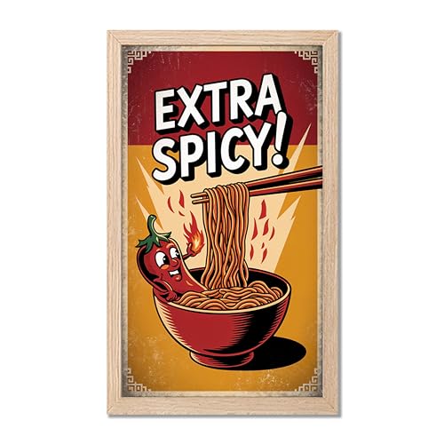 Image of NoWorries Wall art framed painting food posters for cafe decor (Synthetic wood frame) inch300 GSM premium art HD prints inch Wall painting for Home & Kitchen Decor (Pattern illustration)( Set of 1, Framed Painting) (NATURAL, ART-3, 10X19INCHES)
