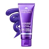 HIMALAYA PINKSALT Purple Whitening Toothpaste, 3.5oz - Deep Stain Remover Toothpaste for Coffee Lovers, Helps Remove Tea and Wine Stains, Plaque Remover for Teeth, Tone Up with Fluoride, Vanilla Mint