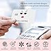 BSADKJFQO 8 Pcs Card Skin, Credit Card Skin for Transportation Key, Waterproof Vanly Debit Card Skin, Cute Personalizing Card Sticker, Slim Card Cover for Small Chips Mrs and Mr Coffee