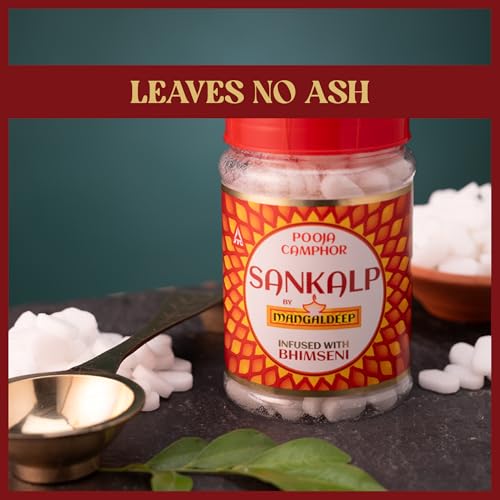 Image of Mangaldeep Sankalp Pooja Camphor - Infused with Bhimseni (100 g)