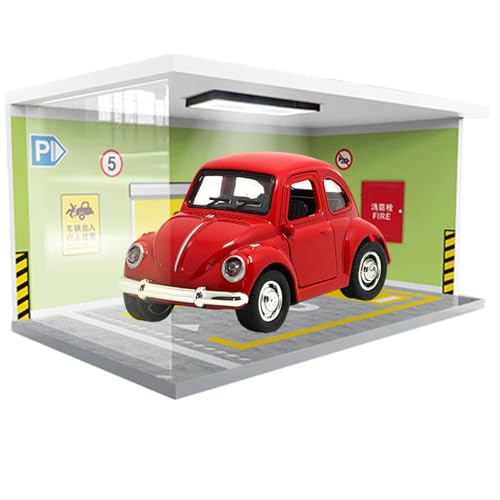 Modelo De Vitrina De Acrílico Para Automóviles - 10.6x5.9x5.1 Pulgadas 730 G, Diorama De Estacionamiento De Vehículos, Soporte Organizador De Juguetes De Mesa | Estudiar Gabinete Encimera M