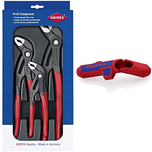 Jeu de pinces KNIPEX Cobra et outil à dégainer ErgoStrip pour vos chantiers